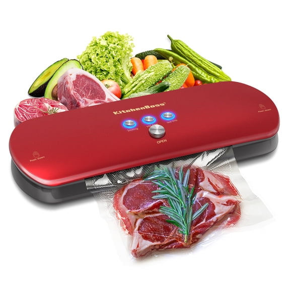 KitchenBoss Packaging machines for food, Vacuum Sealer Machine, 8-in-1 Air Sealing Food Vacuum Sealer