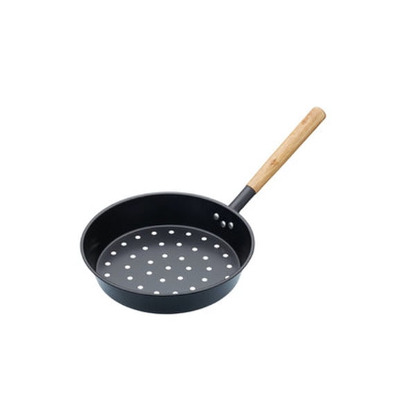 KitchenCraft Carbon Steel Chestnut / BBQ Pan