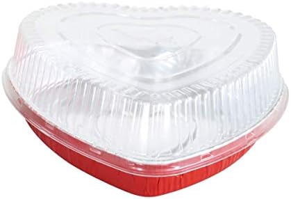 KitchenDance 100-Pack Disposable Square Dessert Pans With Lids – 4x4 Inch Aluminum Foil Baking Pans (Cow Print)