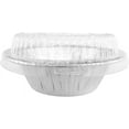 KitchenDance Pie Tins with SnapOn Lids Aluminum Pie Pans for Single