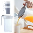 thumbnail image 1 of ​KitchenHive Clearance！ Water Pitcher With Lid One Kettle With Four Cups Used For Brewing Hot And Cold Drinks Plastic Water Pitcher With Lid， Suitable For Indoor And Outdoor, 1 of 9