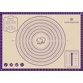 thumbnail image 1 of KitchenKey Baking Mat, 28" x 20" Silicone Food Grade Extra Large Non Stick Baking Sheet Mat with Measurement Non-slip Dough Rollin Counter Mat for Making Cookies, Macarons, Bread and Pastry, 1 of 15