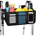 thumbnail image 1 of KitchenKey  Upgraded Walker Basket with Cup Holder, Foldable Walker Bag with Large Capacity & Never Tipping Over- Not Fit for Rollator, 1 of 7