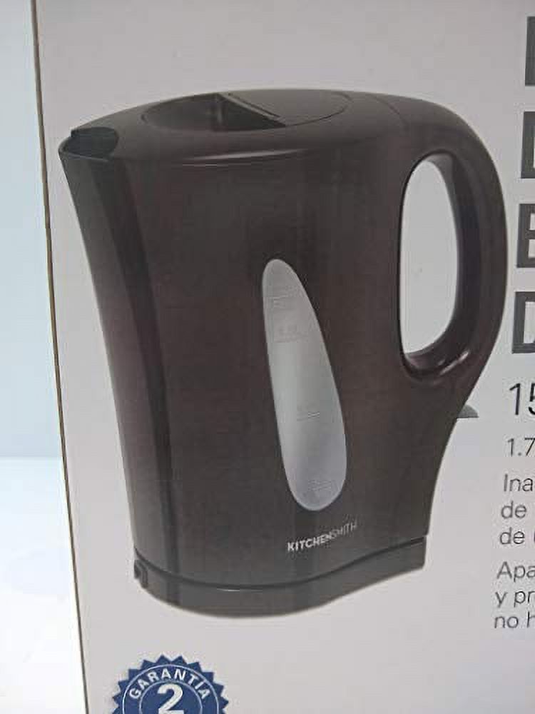 KitchenSmith by Bella Electric Tea Kettle Black