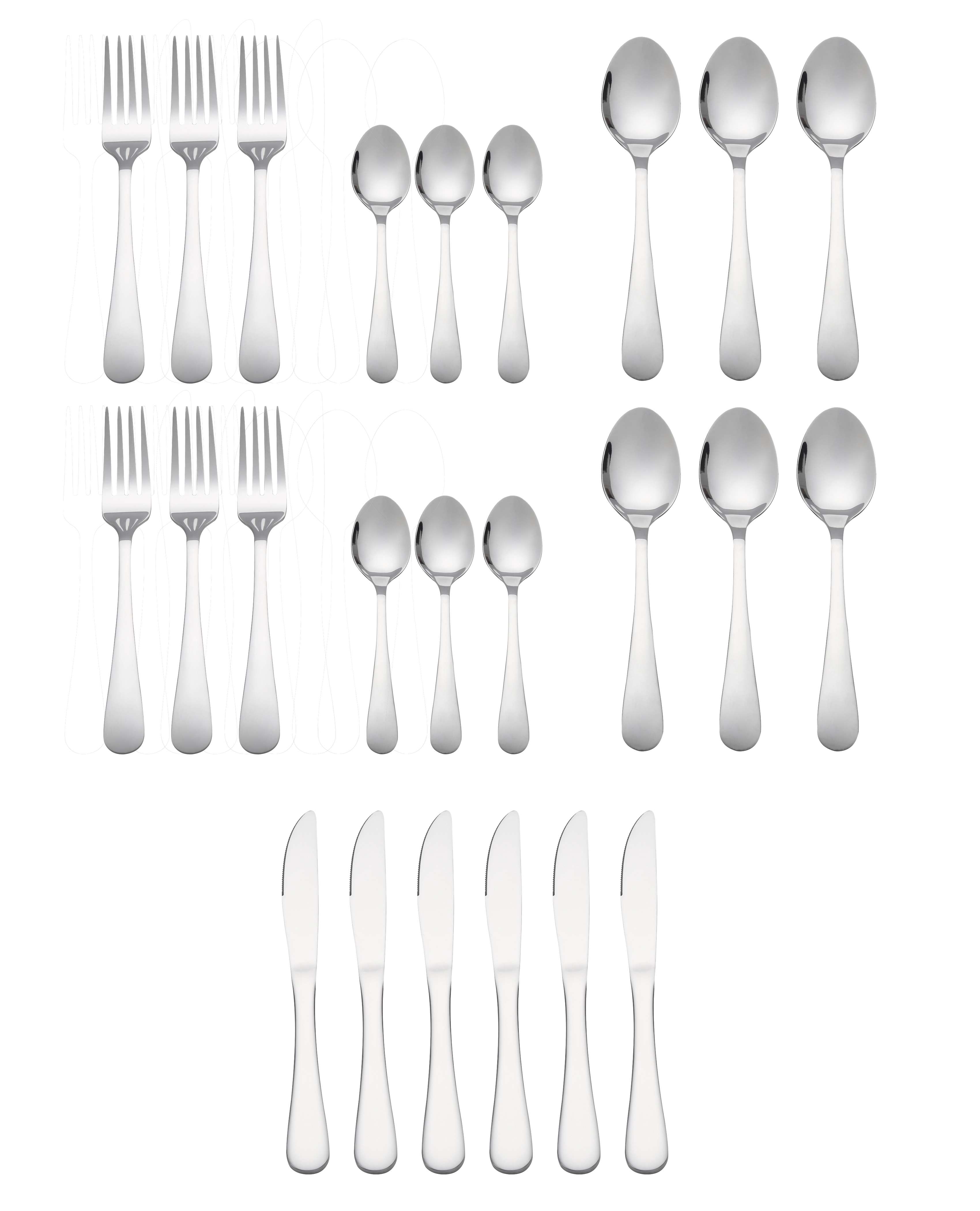 Oneida Quadratic 20 Piece Flatware Set, Service for 4