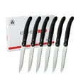 thumbnail image 1 of KitchenTrend 6pcs Steak Knives Set Non-Stick & Rust-Resistant Dinner Knives, with Gift Box, 1 of 8