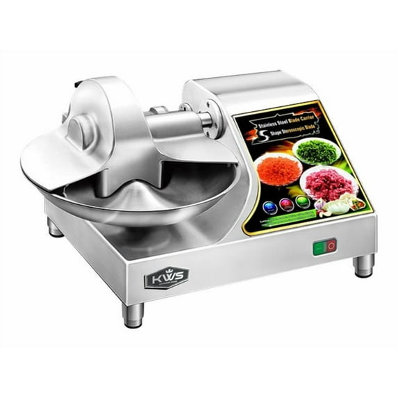 KWS BC-400 Commercial 1350W 1.5HP Stainless Steel Buffalo Chopper Bowl Cutter Food Processor