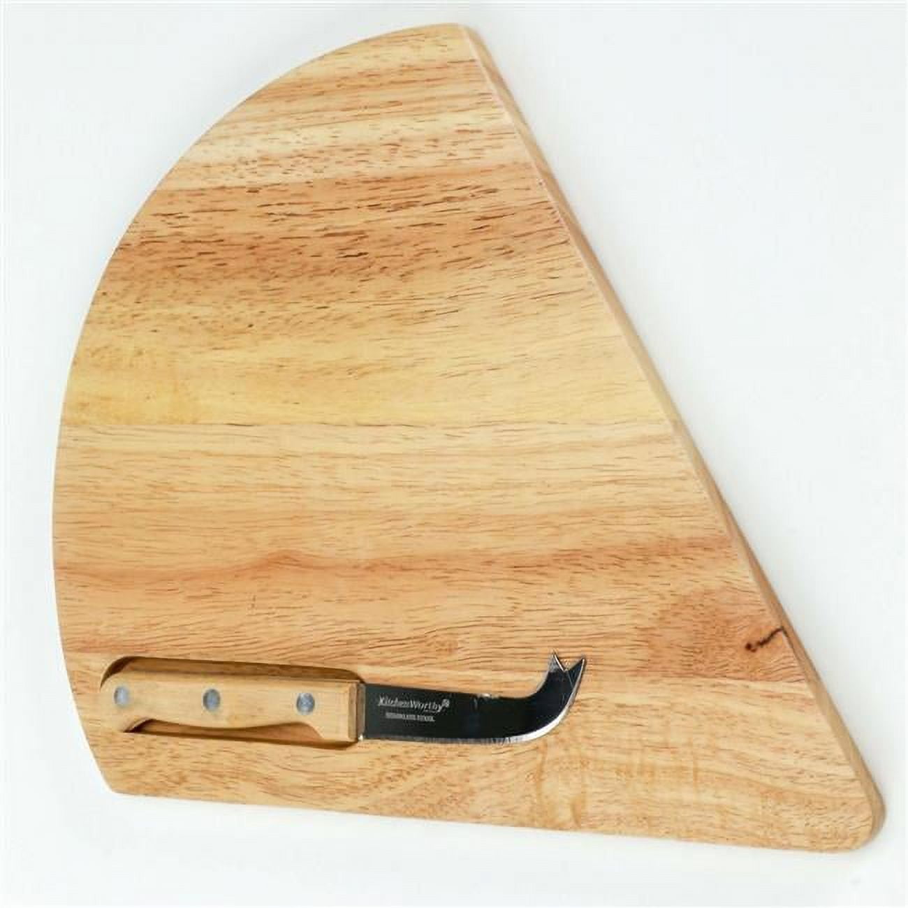 Eco-Friendly Rubber Wood Rectangular Cheese Board Set
