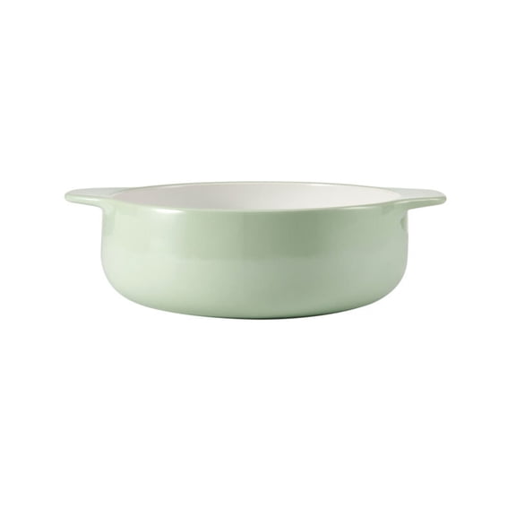 Kitchenaid 2-quart Vitrified Stoneware Round Casserole Baker in Pistachio Green