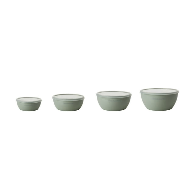 Kitchenaid 4piece Prep Bowl Set with Lids in Pistachio and Assorted