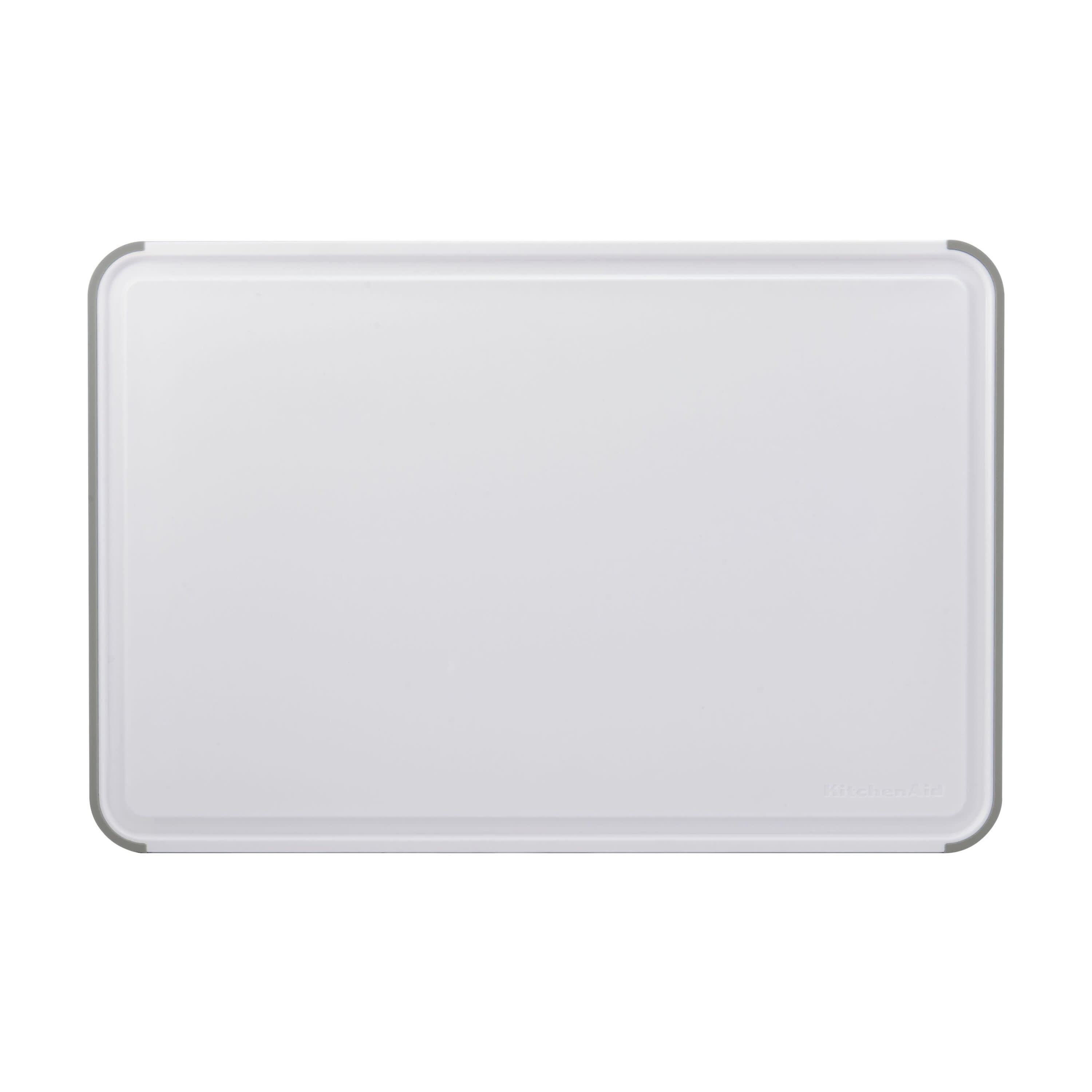 12 x 18 White Plastic Cutting Board w/ Handle