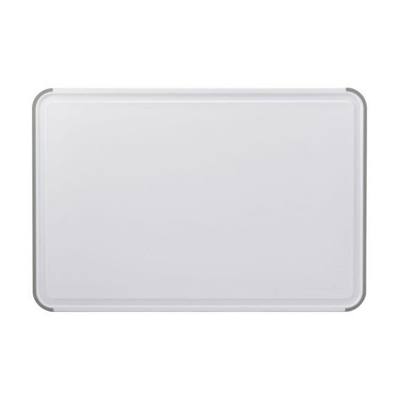 Kitchenaid Classic Nonslip Plastic/Poly Cutting Board, 12x18-inch, White