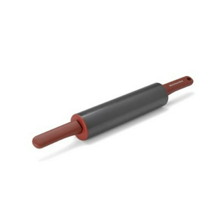 Kitchenaid Durable Nonstick Rolling Pin in Red with Offset Handles
