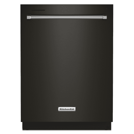 KitchenAid - Top Control Built-In Dishwasher with Stainless Steel Tub, FreeFlex 3rd Rack, 44dBA - Black Stainless Steel