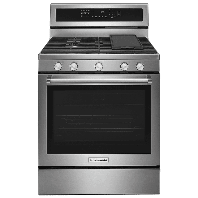 KITCHENAID KFGG500ESS 30" free standing gas range