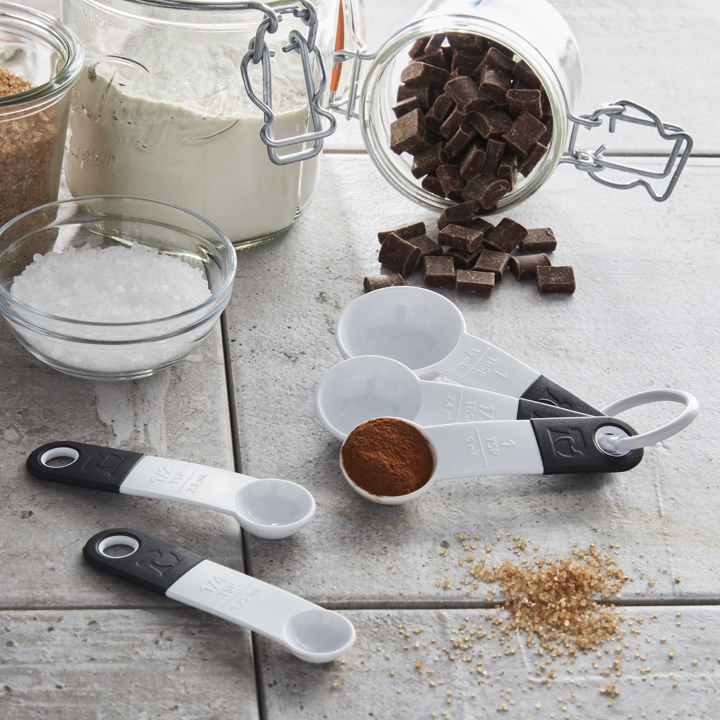 KitchenAid Measuring Spoons, Set Of 5, White