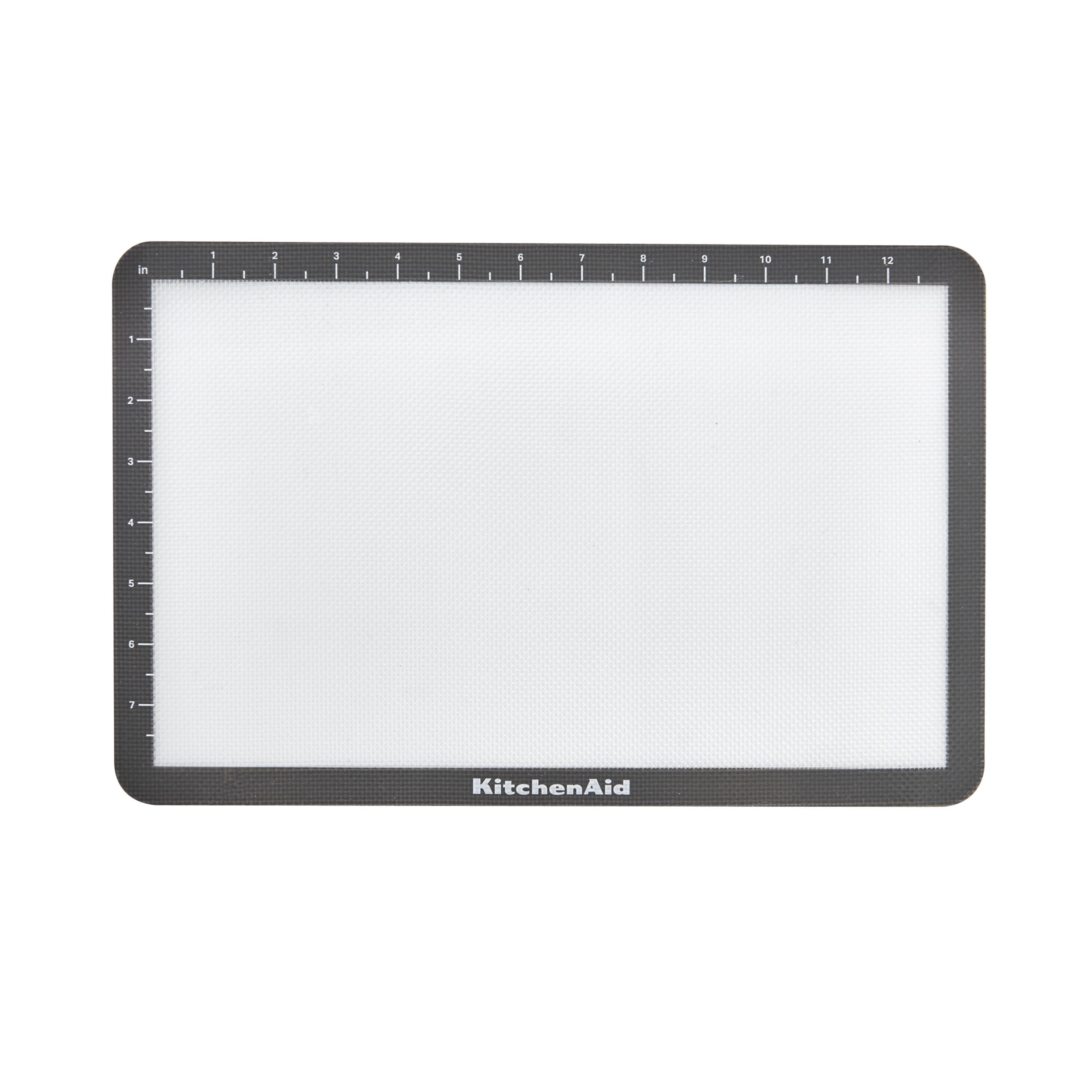 Kitchenaid Silicone Medium Baking Mat in Gray, 9X14