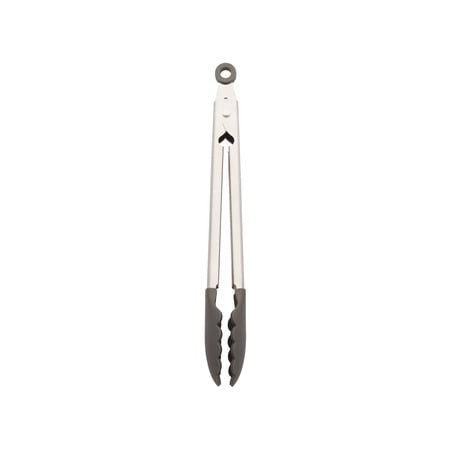 Kitchenaid Stainless Steel Silicone Gray Tipped Tongs