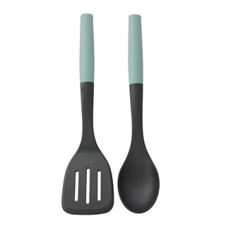 600 Heat Resistant Slotted Turner: U-Taste 13.6in Silicone Kitchen Spatula Flipper, 3.85in Wide BPA Free Flexible Thin Rubber Cooking Utensil for Egg