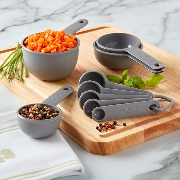 Kitchenaid Universal Measure Cups and Spoons Set in Gray