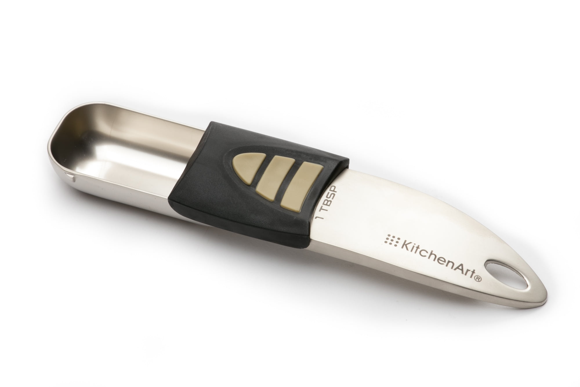 Adjustable Satin Finish Measuring Spoon with Slider