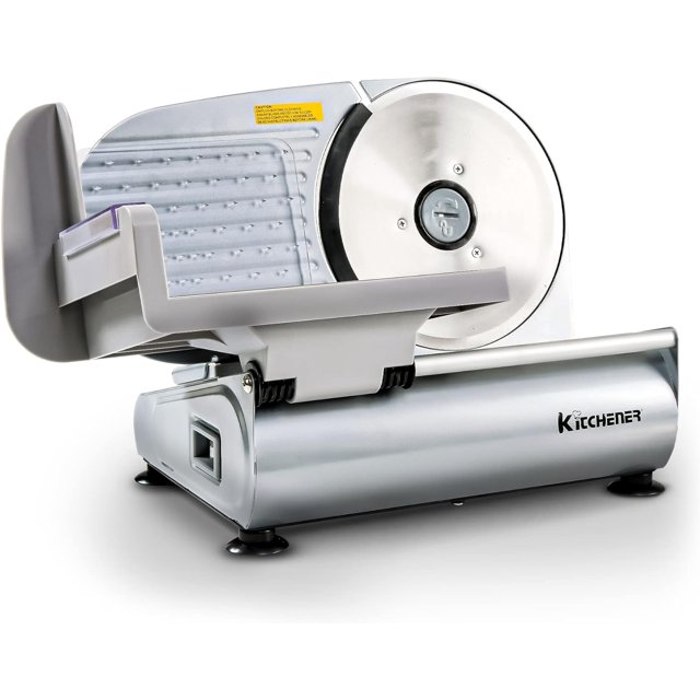 Kitchener Meat Slicer for Deli Cuts, Bread, & Cheese, Electric, 7.5