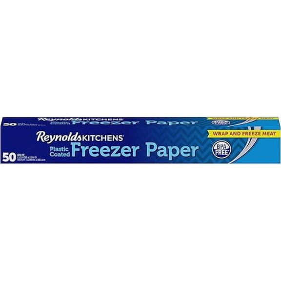 Kitchens Plastic-Coated Freezer Paper, 50 Square Foot Roll