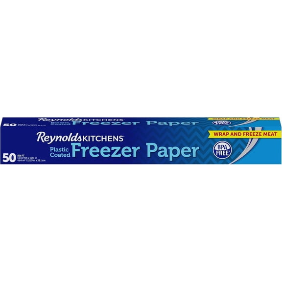 Kitchens Plastic-Coated Freezer Paper, 50 Square Foot Roll