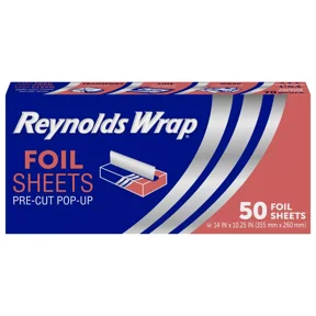 Kitchens Pre-Cut Pop-Up Foil Sheets - 50ct/49.83sq ft