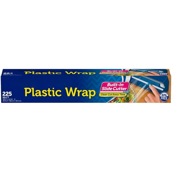 Kitchens Quick Cut Plastic Wrap, 225 Square Feet