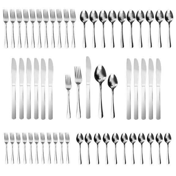 Kitchentrend Windsor Stainless Steel 60-Piece Flatware Service for 12