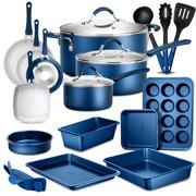 Kitchenware Pots & Pans Set – High-qualified Basic Kitchen Cookware Set, Non-Stick (20-Piece Set)