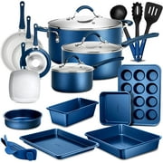 Kitchenware Pots & Pans Set   High-qualified Basic Kitchen Cookware Set, Non-Stick 20-Piece Set