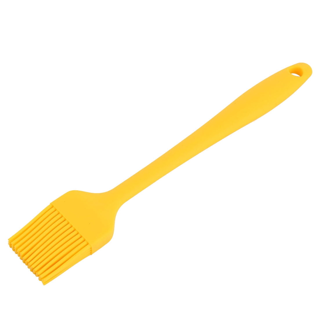 Basting Brush, Silicone, Yellow with Hang Tag