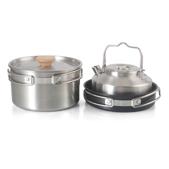 Kitchenware set,Cookware Set Kitchenware And Pans With Set And Pans Mewmewcat Cookware Mess Kit And Pan Set Hxber Pot And Pan
