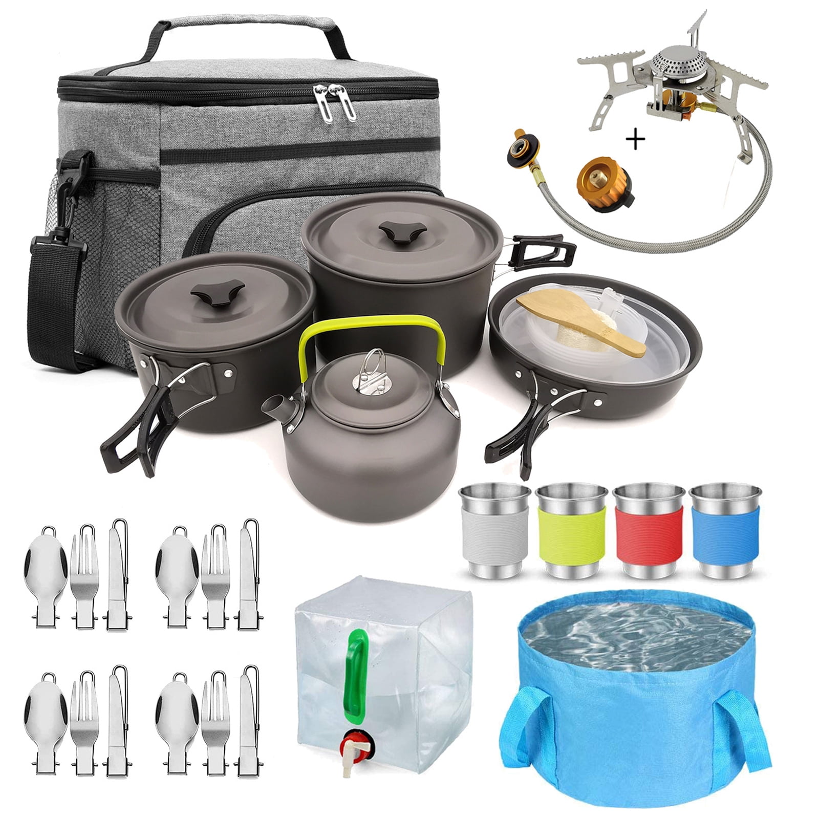 Kitchenware set,Pot Pan Kettle Kit Pot Pan Kettle Set Mess Kit Pot ...
