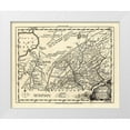 thumbnail image 1 of Kitchin 14x12 White Modern Wood Framed Museum Art Print Titled - Pennsylvania - Kitchin 1756, 1 of 4