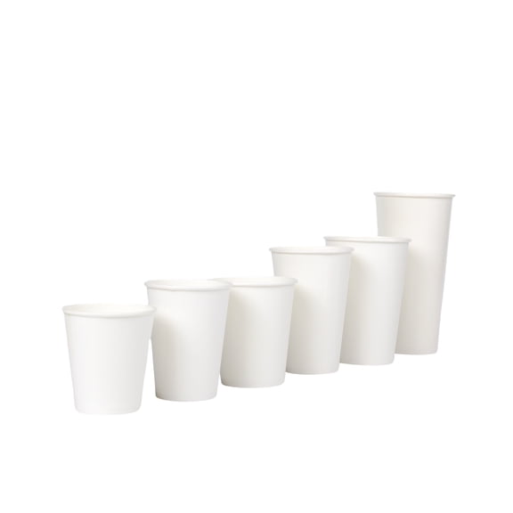 Kitchsy [16 oz - Pack of 150] Compostable Biodegradable Paper Cups - Eco-Friendly & Disposable: Pack of 150 - Perfect for Parties, Events, and Office Use