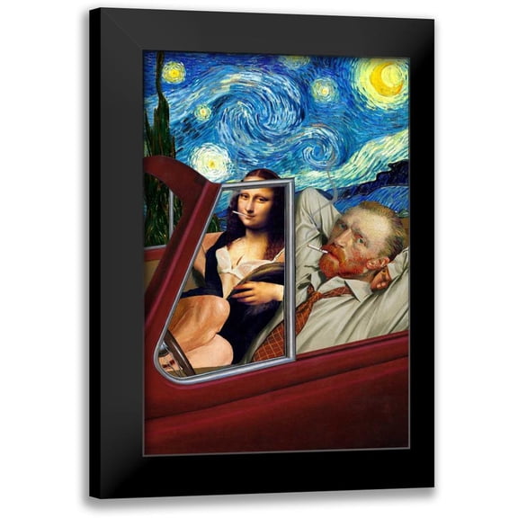 Kite, Barry 11x14 Black Modern Framed Museum Art Print Titled - Starry Night