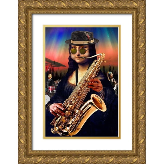 Kite, Barry 11x14 Gold Ornate Wood Framed with Double Matting Museum Art Print Titled - Easy Listening