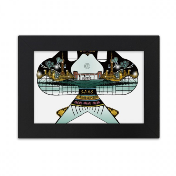 Kite Chinese Traditional Culture Pattern Desktop Photo Frame Ornaments Picture Art Painting