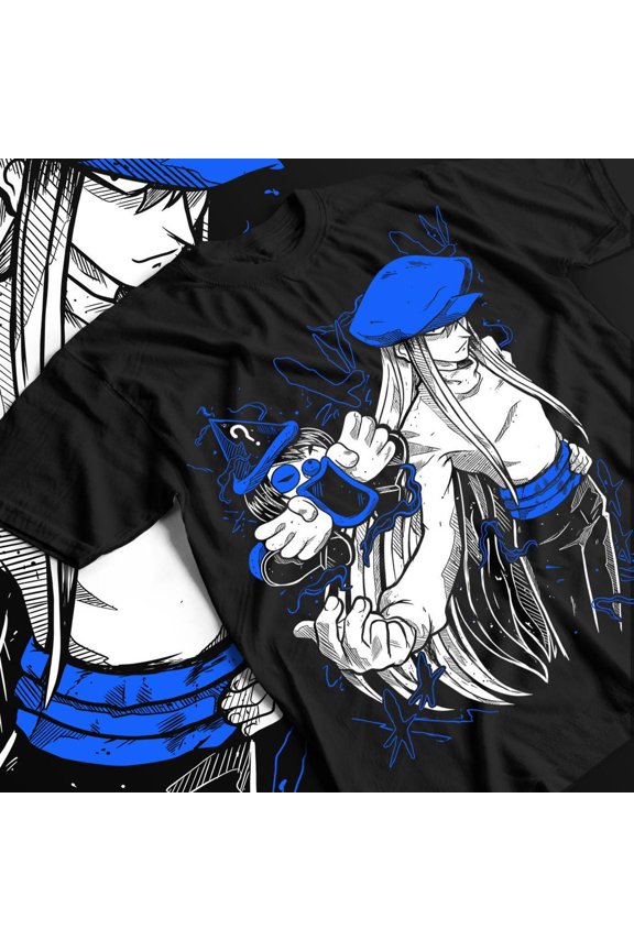 Kite Crazy Slots Graphic Tee - Nen Master Roulette Weapon Anime Shirt