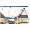 thumbnail image 1 of Kite Flying from Rooftop by Katushika Hokusai Wall Poster, 22.375" x 34", 1 of 6