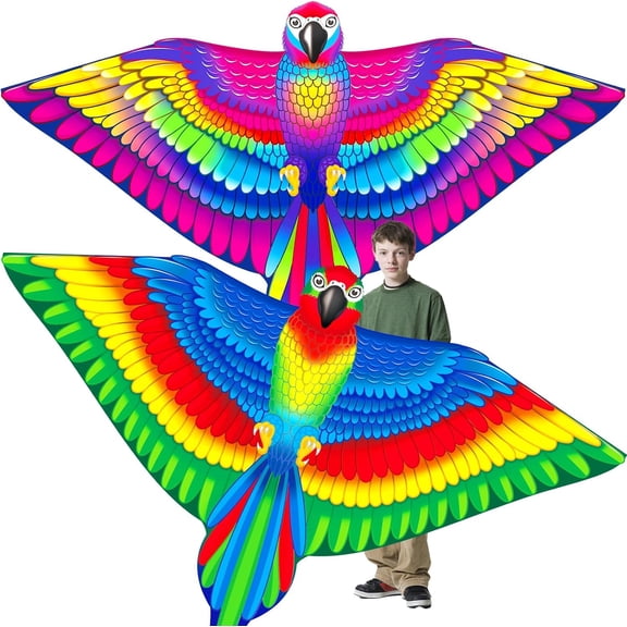 Kite for Kids Age 4-8 8-12, Large Kites for Boys Adults Easy to Fly & Assemble, with 328ft String,Perfect for Beach Trip Park Family Activities Outdoor Games