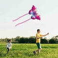 thumbnail image 1 of Kite, Large Biomimetic Delta Kite for Adults Kids with Long Floating Tail, Easy to Fly in Gentle Wind, High-End Vinyl Outdoor Flying Toy, Includes String Line, 1 of 5