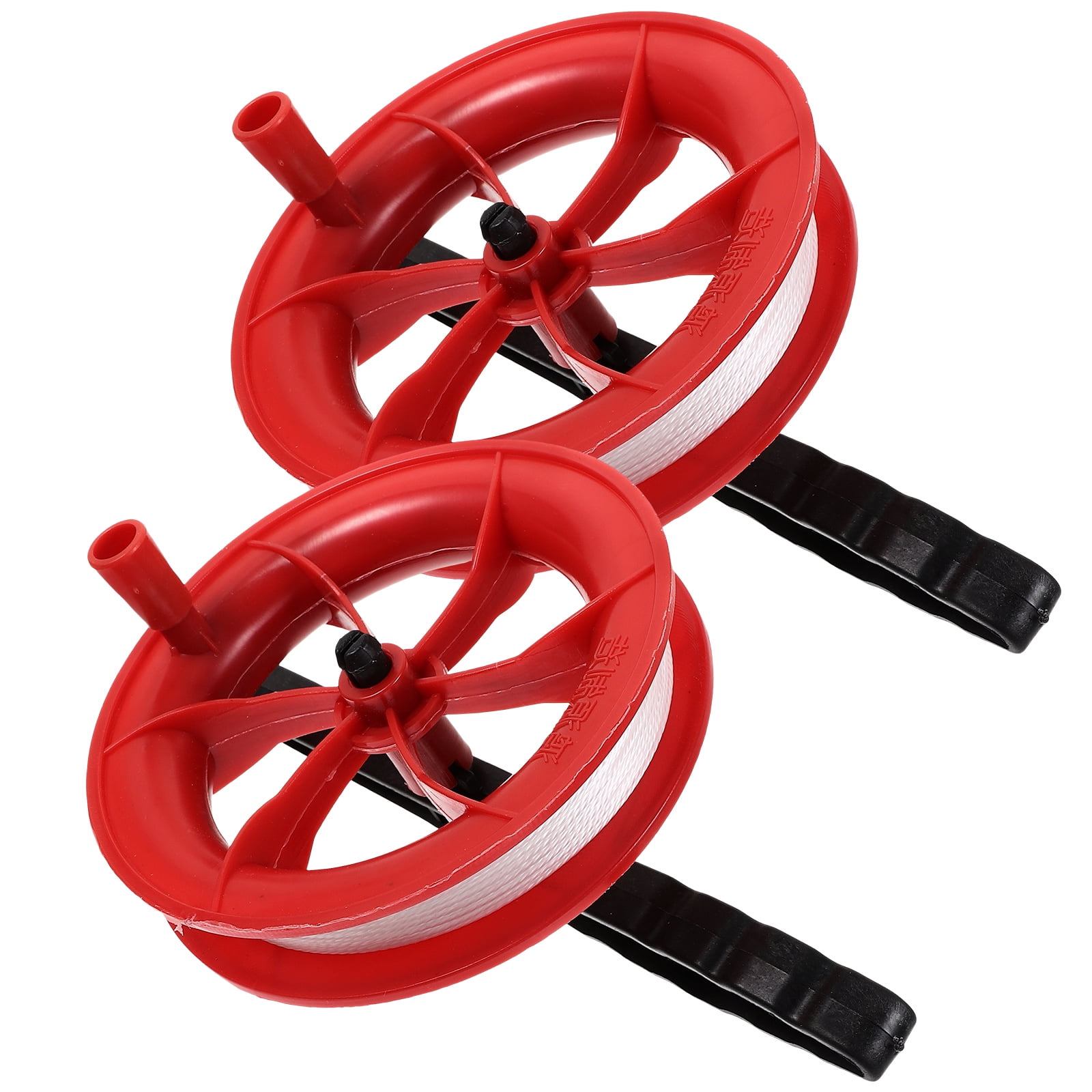 Kite Line Wheel 2 Pcs Reel Winder See Box Shape Accessories Child Red ...