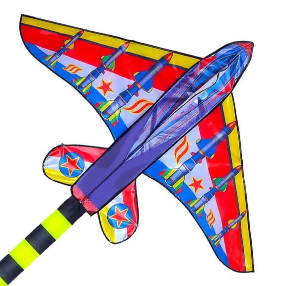 Kite Plane Kite For Kids Adults Single Line Kite With Tail For Children Outdoor Game Beach Trip