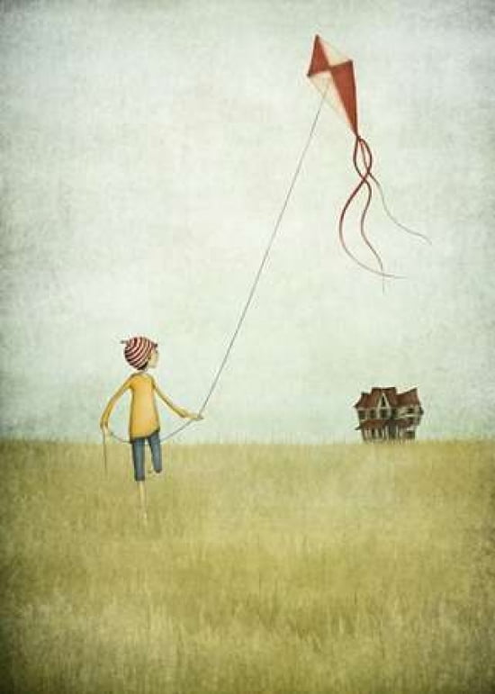Kite Runner Canvas Art - Majali (18 x 24)