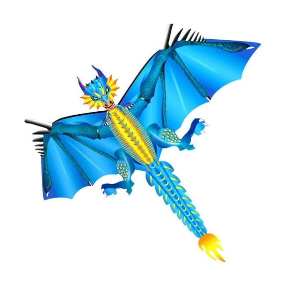 Kite Set Huge Flyer Toys for Beach Kids Child - Blue