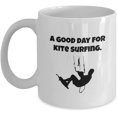 thumbnail image 1 of Kite Surfing Mug, Coffee Cup, Kite Surfers, Kite Surfer, 1 of 2